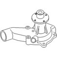 thumbnail image 5 of RAParts Water Pump without Pulley Fits Gleaner Models 74007551 74007551-A, 5 of 9