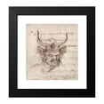 thumbnail image 2 of James Ward 20x21 Black Modern Framed Museum Art Print Titled - A Satyr's Head (1836), 2 of 5
