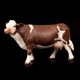 thumbnail image 5 of Figura de vaca Simmental atractiva decorativa creativa de Pvc modelo de ganado para granja, 5 of 5