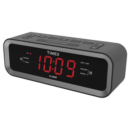 Timex T236b Am Fm Dual Alarm Clock Radio With Usb Charge Port