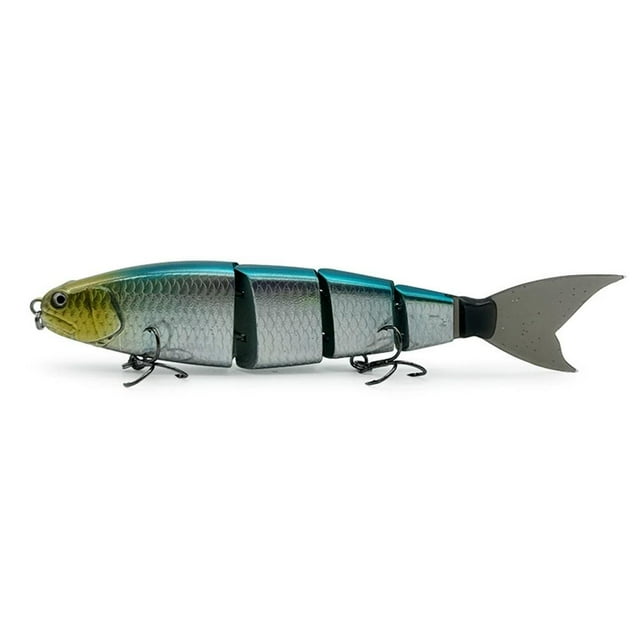 Four-section Soft Tail 53g Bionic Multi-section Lure Fishing Bait Giant Fishing Lure Sea Bait