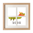 thumbnail image 1 of China Dragon Boat Race Travel Taiwan Frame Wall Tabletop Display 4 Openings Picture, 1 of 3