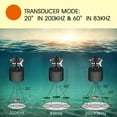 thumbnail image 3 of YOPTOP LUCKY FF1108-1CT Portable Fish Finder 100M/300FT Depth Fish Alarm Wired Fish Detector, 3 of 9