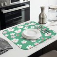 thumbnail image 4 of Microfibre Drying Mat for Kitchen Vintage Groovy Flowers (45) Dish Drying Drainer Mat Absorbent Drying Mat Washing Up for Glass, Plate & Cup 16inch X 18inch, 4 of 7
