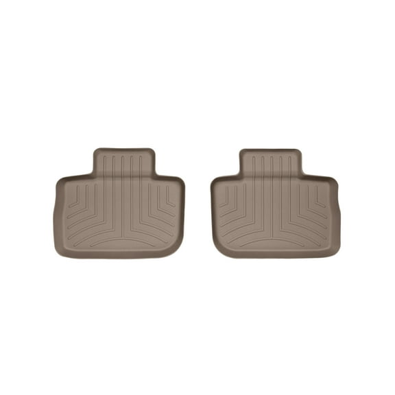 WeatherTech Custom Fit FloorLiners compatible with Charger, 300 - 2nd Row (2-Piece Liner), Tan