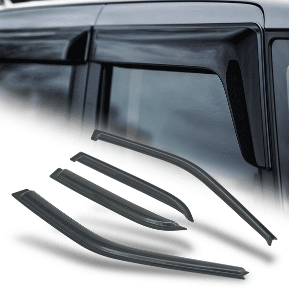 M-AUTO 4Pcs Smoke Window Visor Shade Vent Wind Rain Deflector Guard for 1984-1992 Toyota Corolla