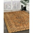 thumbnail image 3 of Ahgly Company Machine Washable Indoor Square Traditional Orange Area Rugs, 4' Square, 3 of 7