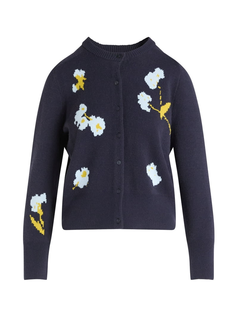 Free Assembly Women's and Women's Plus Floral Jacquard