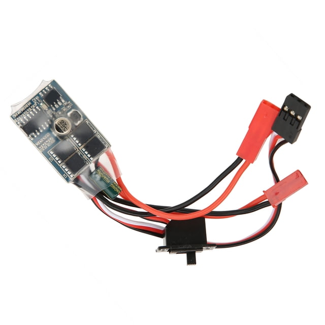 30A Electronic Speed Controller ESC Bidirectional Motor Speed Control with High Precision PCB for 1/16 1/18 1/24 RC Car Boat