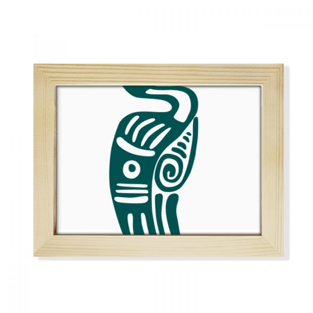 Mexico Totems Eagle Ancient Civilization Bird Desktop Photo Frame Picture Art Decoration Painting 6x8 inch