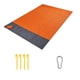 thumbnail image 1 of Colchoneta para acampar Yuarrent a prueba de humedad Rectangular antidesgarro Fodable naranja y gris, 1 of 6