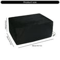thumbnail image 5 of Black Turntable Dust Guard Stretchable Fabric Travel Friendly for Dedicated, 5 of 11