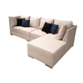 thumbnail image 4 of Sala Esquinera El Bazar Store Hades Beige 300x85 cm Tela Lino nacional Modular, 4 of 6