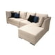 thumbnail image 4 of Sala Esquinera El Bazar Store Hades Beige 300x85 cm Tela Lino nacional Modular, 4 of 6