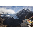 thumbnail image 2 of Mountain View With Part Of Stupa; Tibet Poster Print, 2 of 2
