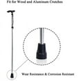 thumbnail image 6 of Crutch Tips, 1Inch Heavy Duty Non-Slip Rubber Cane Replacement Foot Caps, Pads, 6 PCS, 6 of 7
