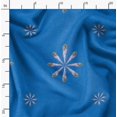 thumbnail image 2 of Soimoi Blue Cotton Voile Fabric Shells Ocean Decor Fabric Printed Yard 42 Inch Wide, 2 of 6