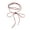 Red, variant on Elegant Long Tie Choker Necklace Stylish Neck Chain with Bowknot Pendant Accessory for Fashionable Women Ladies
