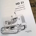thumbnail image 2 of ALLIS CHALMERS HD21A HD21F HD21G CRAWLER TRACTOR PARTS MANUAL CATALOG ASSEMBLY, 2 of 8