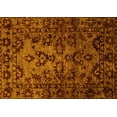 thumbnail image 1 of Ahgly Company Machine Washable Indoor Rectangle Abstract Yellow Modern Area Rugs, 2' x 3', 1 of 4