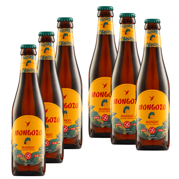 Six Pack Cerveza Mongozo Mango 330 Ml