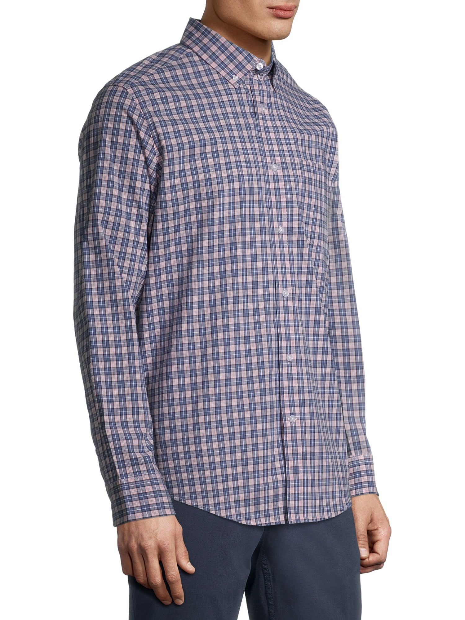 Long Sleeve Stretch Poplin Shirt 