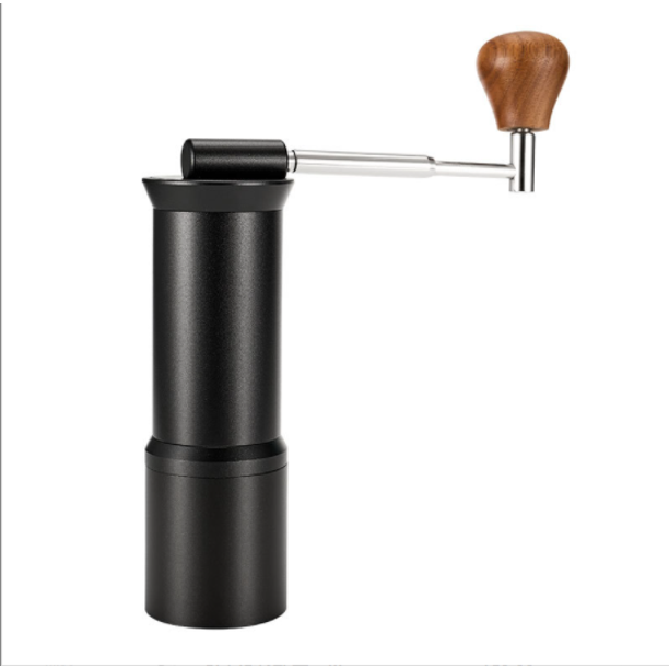 Molinillo de café manual, molinillo de café cónico de acero inoxidable, molinillo de café manual con mango plegable y ajuste ajustable, para espresso a prensa francesa - negro ShuxiuWang 9024715979315