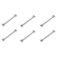 thumbnail image 1 of 6X 304 Stainless Steel Rigging Screw Closed Body Jaw Jaw Turnbuckle 7/32 inch Thread,6 x Rigging Screw Turnbuckle,Silver Tone, 1 of 3
