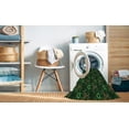 thumbnail image 2 of Ahgly Tapis Rond Lavable en Machine Intérieur Transitionnel Noir Nuit, 7 Pieds Rond, 2 of 7