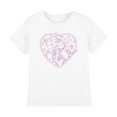 thumbnail image 1 of Frozen Boys/Girls Anna And Elsa Heart T-Shirt, 1 of 5