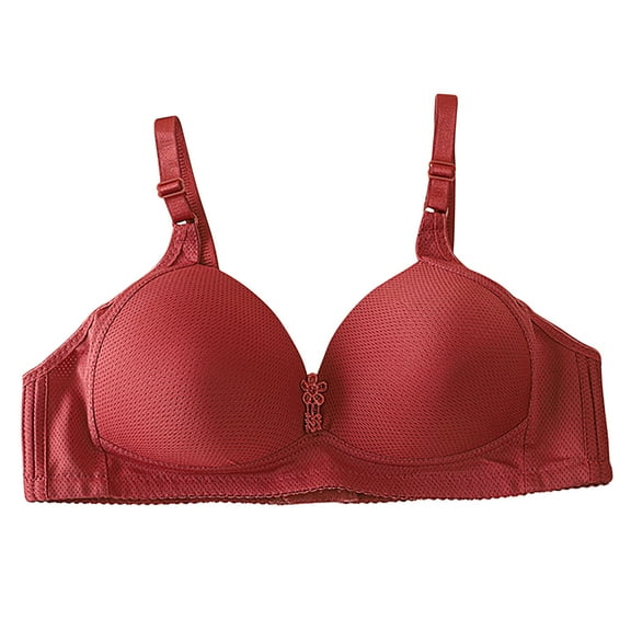 Kaemgyyd Womens T Shirt Bra Soft Comfy Lift up No Underwire Bra Adjustable Strap Full Coverage Padded Seamless Bra