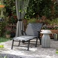 thumbnail image 2 of Outsunny Folding Lounge Chair, 5-Level Adjustable Tanning Chair, Grey, 2 of 10