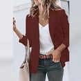 thumbnail image 2 of Qeaghou Prime Deals Blazers for Women Business Casual Long Sleeve Blazer Jackets Lightweight Open Front Cardigan Jacket Work Office Suit, 2 of 6