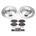 thumbnail image 3 of PowerStop Rear Z23 Evolution Sport Carbon-Fiber Ceramic Brake Pad and Drilled & Slotted Rotor Kit Fits: FORD LINCOLN Select Models K4744, 3 of 10