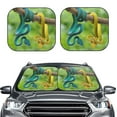 thumbnail image 2 of Gukieu Blue Viper And Yellow Viper Snake Print Car Windshield Sun Visor, Foldable Anti-UV Car Sun Visor Suitable for Vans, Trucks Car Accessories-Medium, 2 of 6