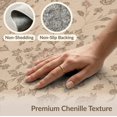 thumbnail image 6 of ODIKA 8'x10' Washable Area Rug Durable, Non-Slip Beige and Sage Floral Elegance Intricate Botanical with Classic Charm for Living Room, Under Sectional, Family, 6 of 7