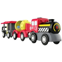 BESTSKY Train Set,Train Enthusiasts Train Set for Toddlers 2-4,Lightweight Train Toys