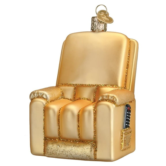 Old World Christmas Favorite Recliner Glass Blown Ornament for Christmas Tree