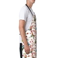 thumbnail image 2 of Uemuo Watercolor Floral With Butterflies Pattern Waterproof Apron Adjustable Dishwasher Apron- Apron for Women Men Heavy Duty Work Apron for Dishwashing Chemical Lab, 2 of 9