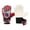 Red-5, variant on Soccer Goalkeeper Gloves Practice Pair, PVC Grip Zone Full Finger Build, Adjustable Wrist Strap, Youth Team Drill Gear