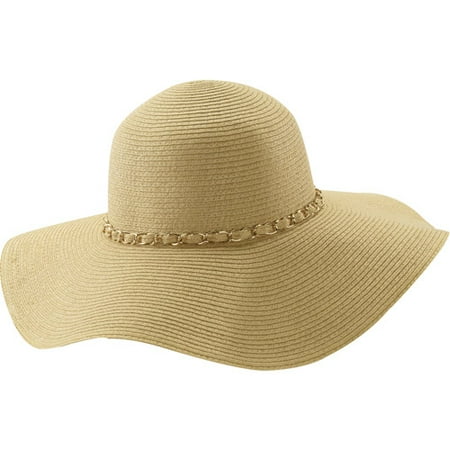 Women's Saffy Wide Brim Straw Floppy Hat