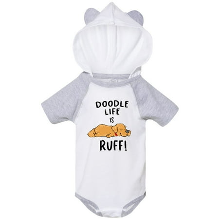 

Inktastic Doodle Life is Ruff! Golden Doodle Gift Baby Boy or Baby Girl Bodysuit