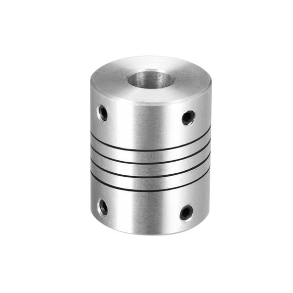 Unique Bargains 10mm to 10mm Shaft Coupling Flexible Coupler Motor Connector Joint L30xD25