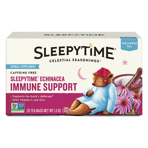 Pack of 6, Celestial Seasonings Sleepytime Echinacea Immune Support Tea, 1.3 oz