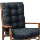 thumbnail image 1 of Lot de 2 coussins de chaise à bascule épais en rotin, pour dossier et dessous de chaise de jardin, 1 of 4