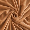 thumbnail image 5 of 3 Pieces Ultra Soft Velvet Duvet Cover Set, Cozy and Warm Bedding Comforter Cover Set, Twin Size, 1 Duvet Cover with 2 Pillow Shams, Camel, 5 of 5