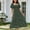 Army Green summer dresses, variant on Wycnly Summer Dresses for Women Womens Summer Dresses Beach Boho Elastic Waist Flowy Ruffle Swing A Line Long Dress Women Vintage Solid Square Neck Short Sleeve Maxi Sun Dresses