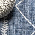 thumbnail image 3 of JONATHAN Y SANTA MONICA 2 x 10 Runner Rug, Derya Tribal Diamond Trellis - Blue/Ivory, SMB129C-210, 3 of 10