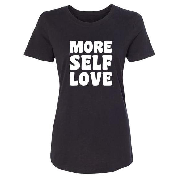 More Self Love Womens crewneck tee