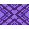 thumbnail image 1 of Ahgly Tapis Rectangulaire Lavable en Machine Intérieur Transitionnel Violet Vif, 3 Pieds x 5 Pieds, 1 of 7